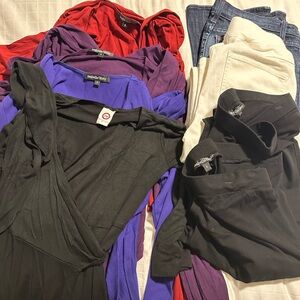 Maternity Clothes.  10 piece.